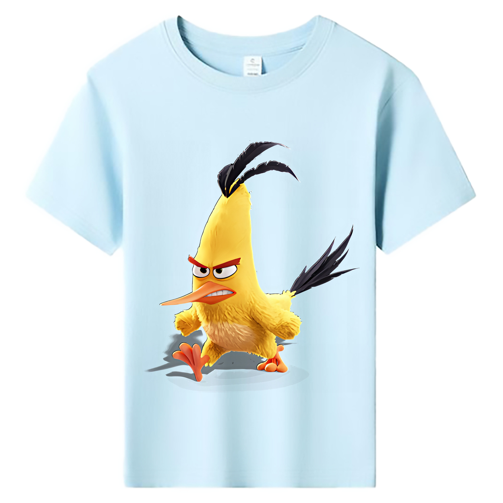 （画像用） Angry Birds アングリーバード 綿100％キッズTシャツ（フロントプリント）